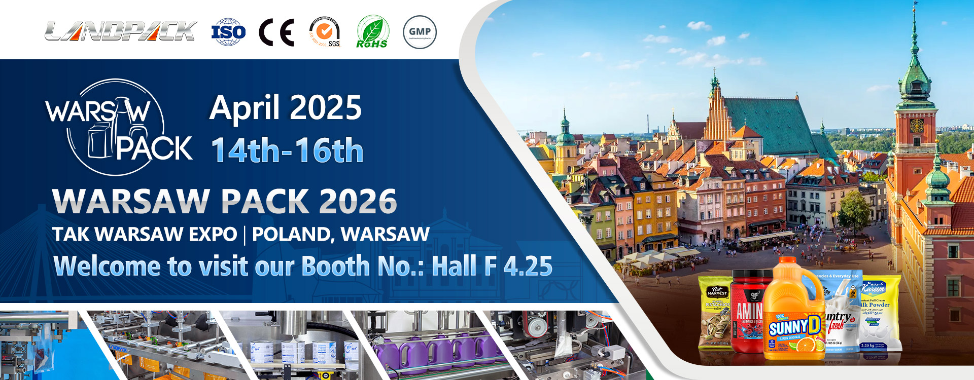Meet Landpack at Warsaw Pack 2026 | Automation Solutions for Your Factory