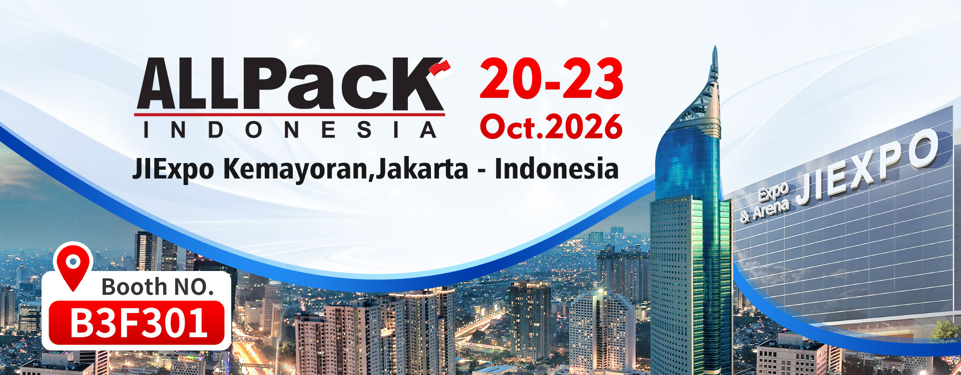Visit LANDPACK at ALLPACK INDONESIA 2026 – Booth B3F301