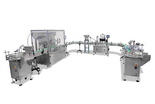 Full Automatic Bottle Filling Capping and Labeling Machine