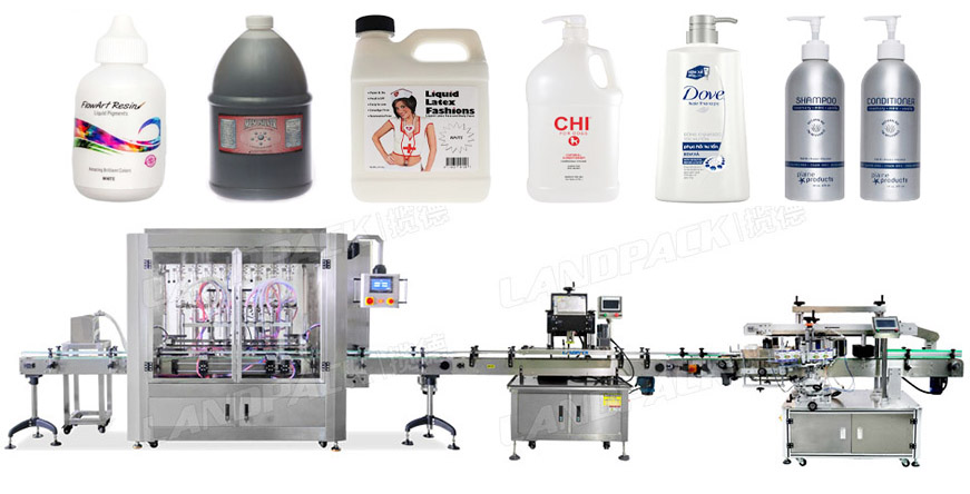 Liquid Bottle Filling Capping and Labeling Machine