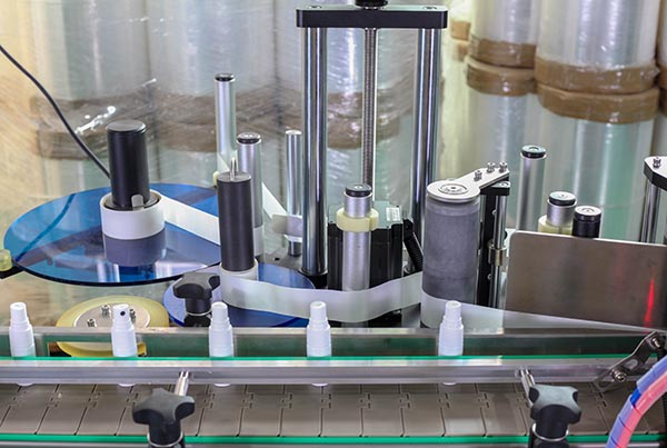 glass bottle labeling machine