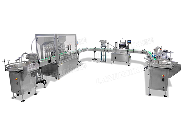 Automatic Bottle Filling Capping and Labeling line - Shree Bhagwati 