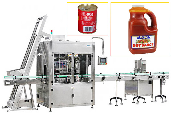 Automatic Sauce/ Jam/ Ketchup Bottling Filling Machine With Self Cleaning  System 