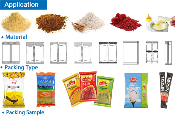 powder sachet packaging machine