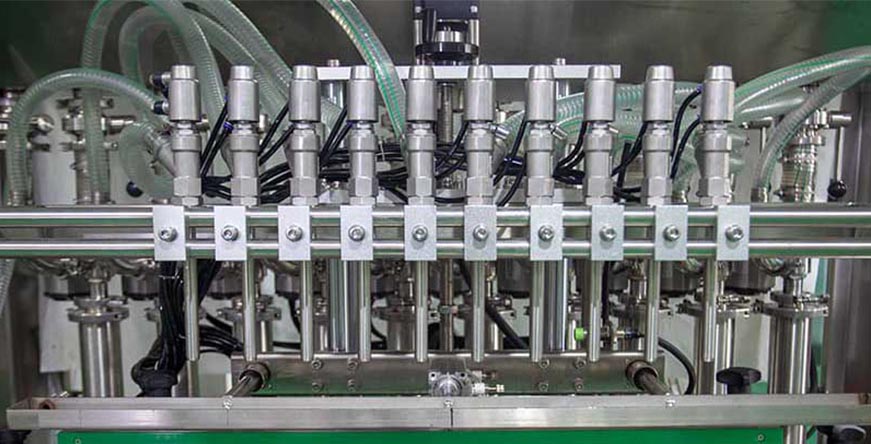 automatic bottle filling and capping machine