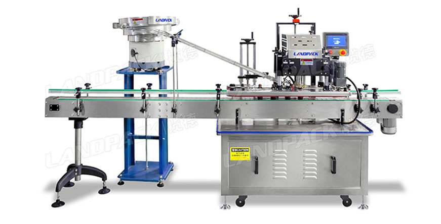 automatic bottle filling and capping machine