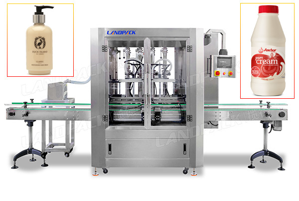 filling machines for cosmetic creams & lotions