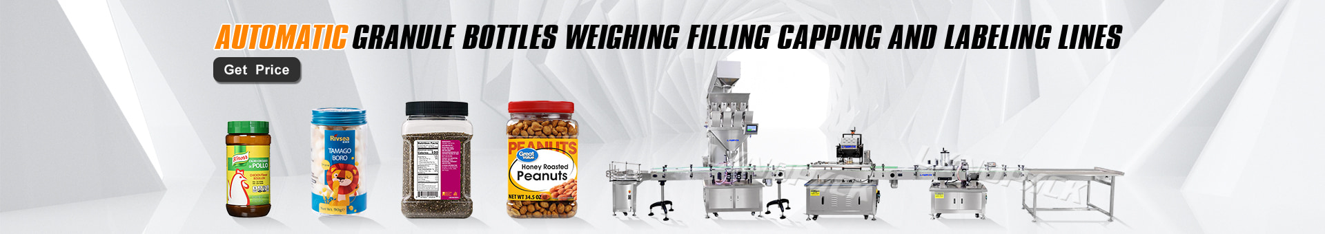 Granule Bottles Weighing Filling Capping and Labeling Line