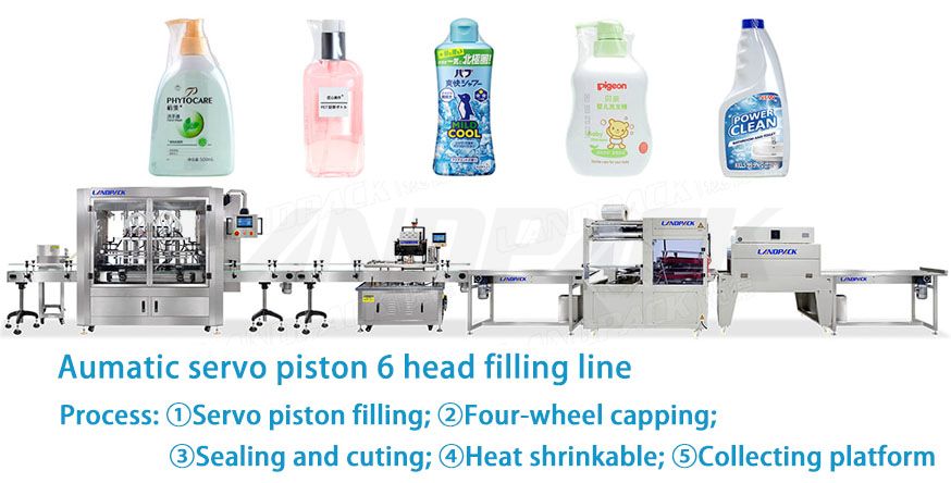 automatic liquid filling line