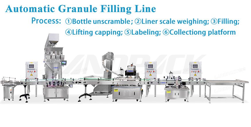 granule filling line