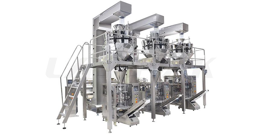 All 304 Stainless Steel Granule Pouch Vertical Packaging Line