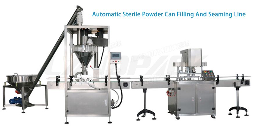 Automatic Sterile Powder Can Filling And Seaming Line Automatic Sterile Powder Can Filling And Seaming Line
