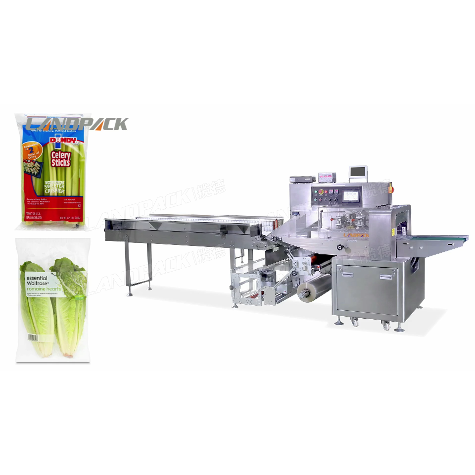 What are the characteristics of the vegetable packaging machine?