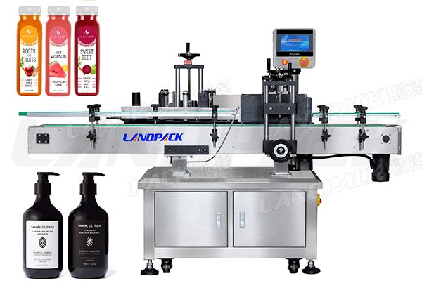 Automatic square round bottles labeling machine