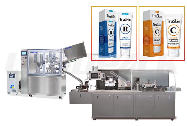 plastic tube filling and sealing machine