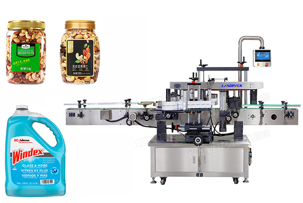 Double-sided labeling machine