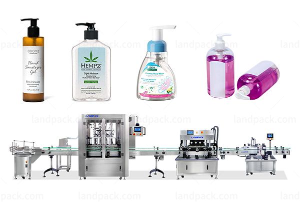 hand sanitizer filling machine