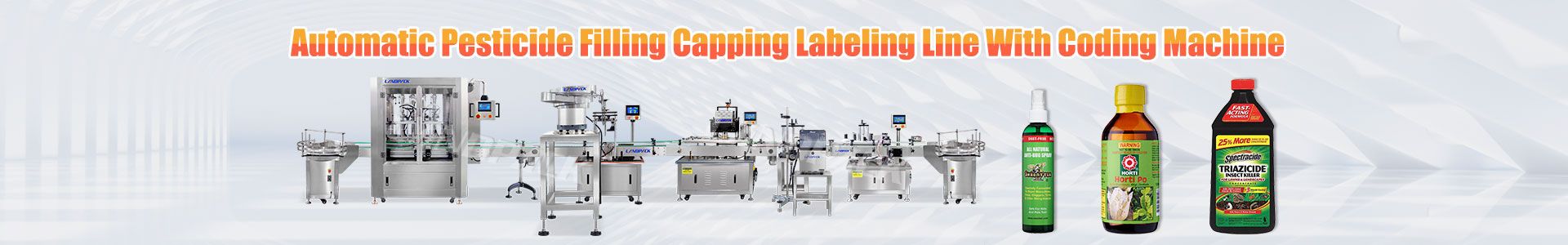 automatic pesticides filling machine