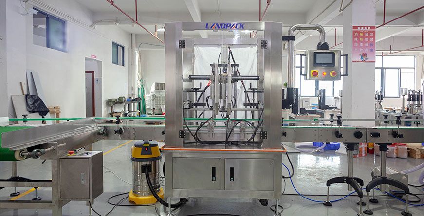 filling capping and labeling machine