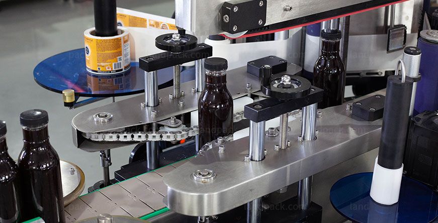 automatic filling capping and labelling machine