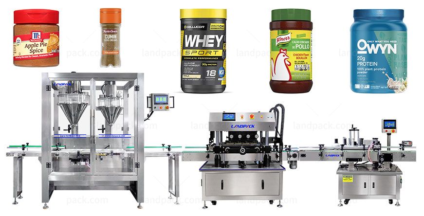 filling labeling capping machine