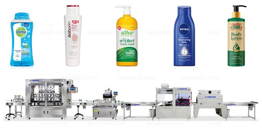 filling capping and labeling machine