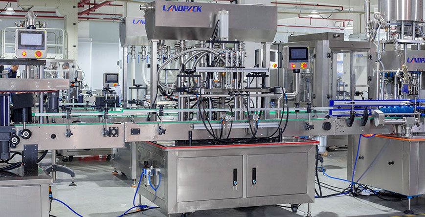 bottle filling and labeling machine