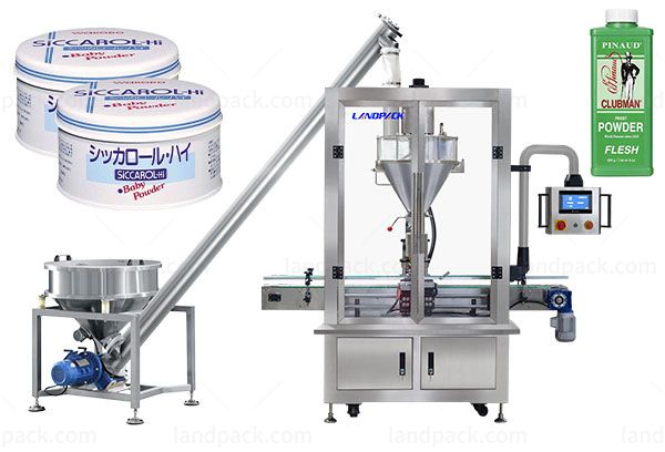 talcum powder filling machine