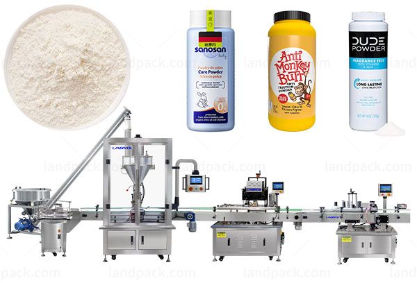 talcum powder filling machine