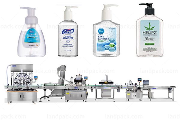 hand sanitizer filling machine