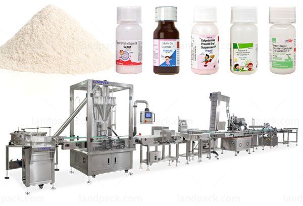 dry syrup filling machine
