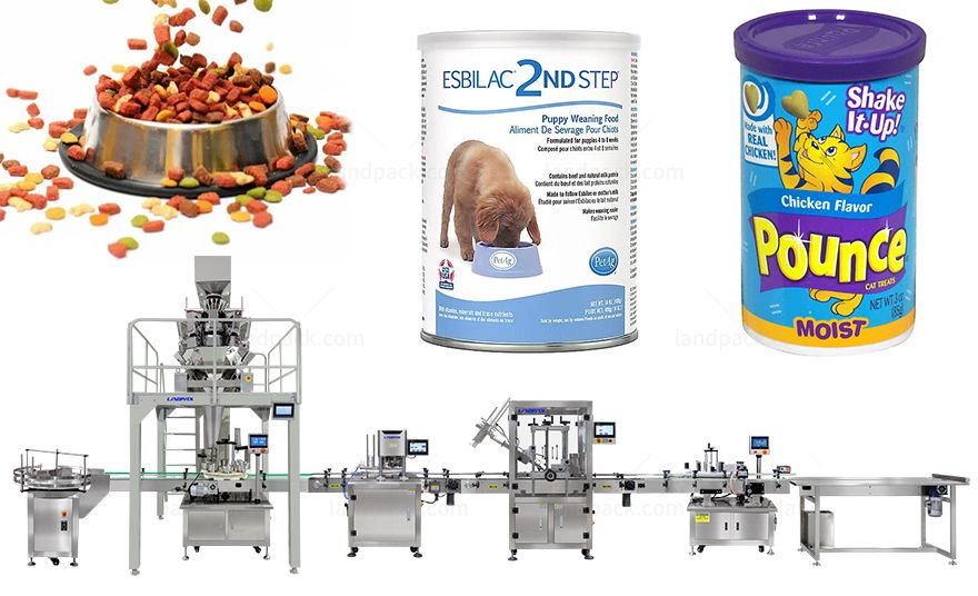 canned pet food filler machines