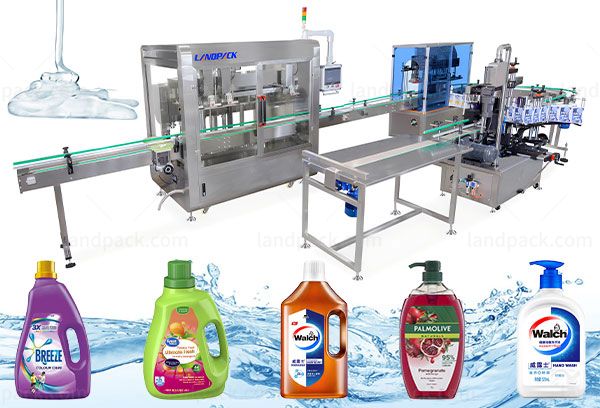 liquid detergent filling machine