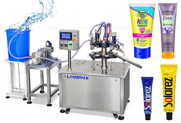 glue tube filling and sealing machine