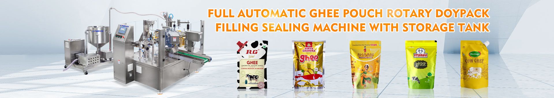 ghee pouch packing machine