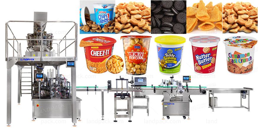 cup filling and sealing machine