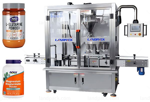 High Accuracy Pharma Powder Little Bottle Rotary Type Filling Machine