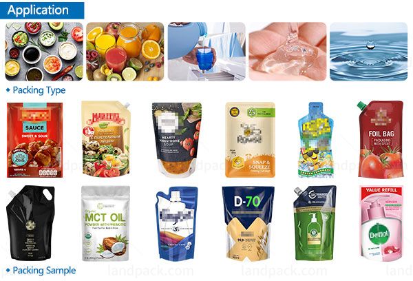 sauce pouch packing machine