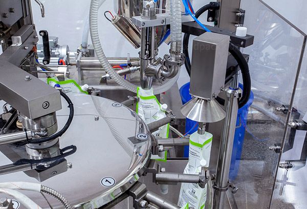 liquid pouch filling machine