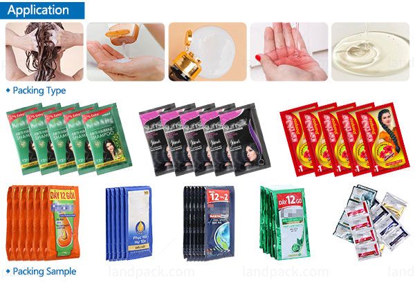 shampoo sachet filling machine