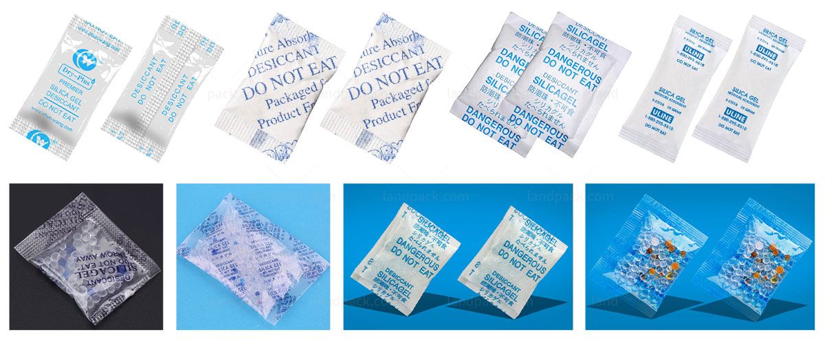 Automatic Silica Gel Desiccant 3 Sides Sealing Sachet Packing Machine