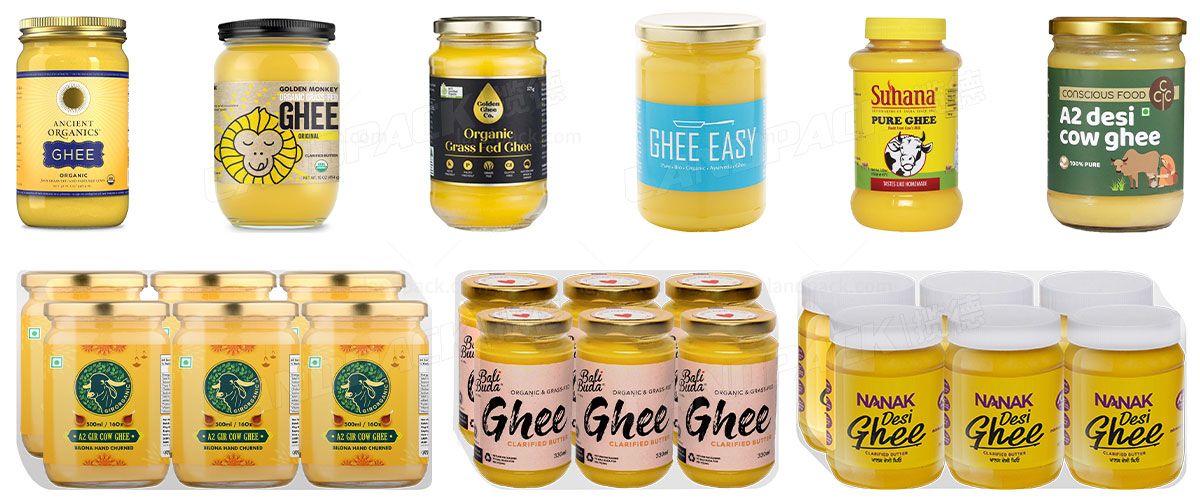 ghee jar filling machine