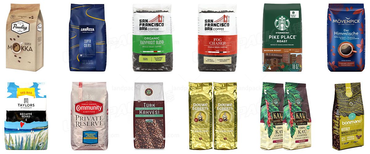 Automatic Vertical Form Fill Seal Coffee Bean Packing Packaging Machine