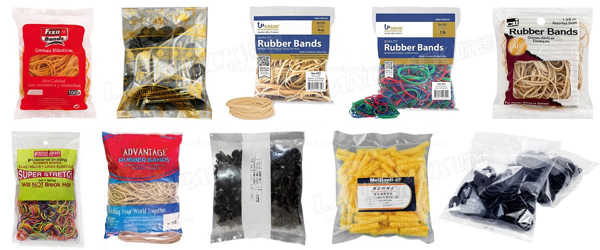 Automatic Rubber Bands Vertical Form Filling Sealing Packing Packaging Machine