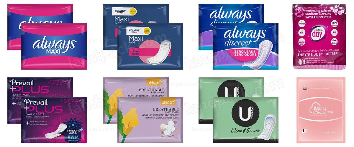 Multi Function Sanitary Pads Sided Sealing Sachets Flow Packaging Machine Multi Function Sanitary Pads Sided Sealing Sachets Flow Packaging Machine