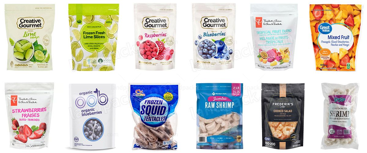 Automatic Dry Fruit Doypack Pouch Packing Machine With Chain Bucket Feeding