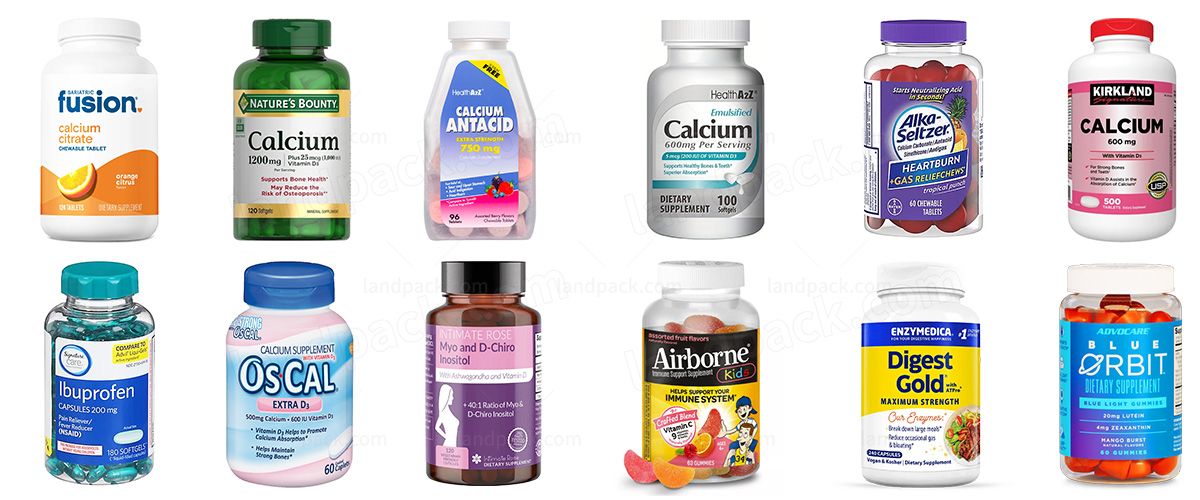 High Speed Pharma Bottle Filling Capping Labeling Line With GMP