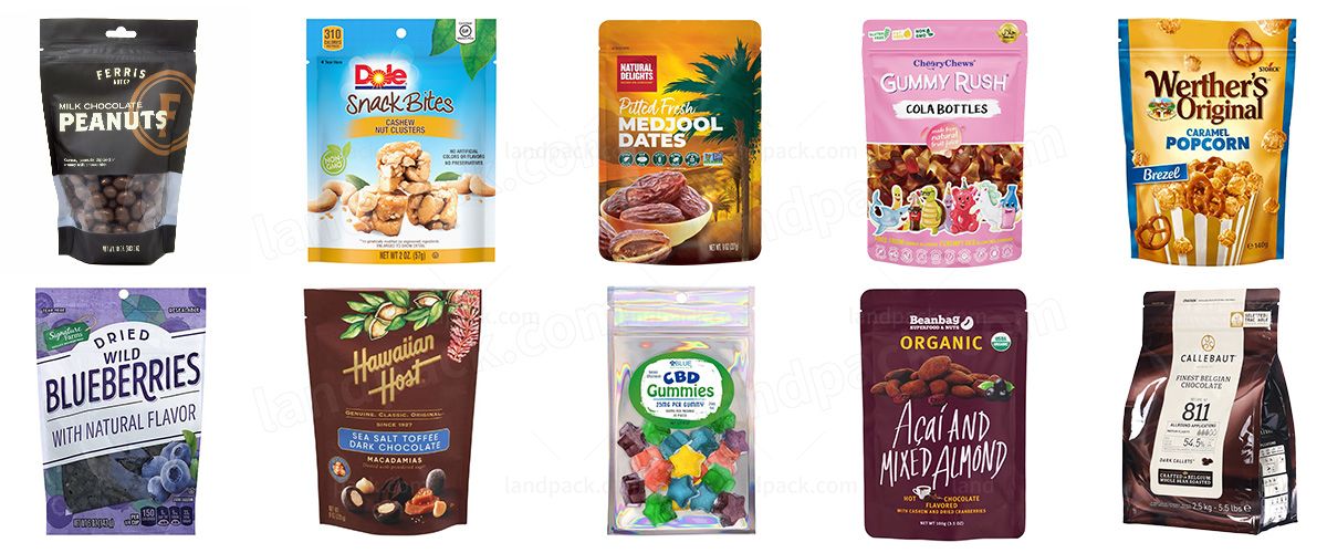 Automatic Doypack Premade Pouch Packing Machine for Sticky Prunes and Nuts