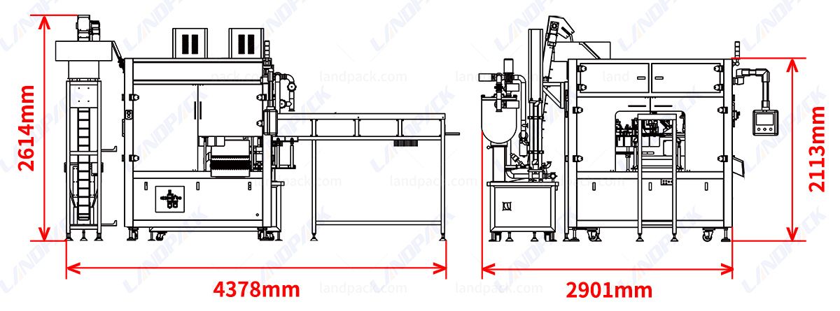 Spout Pouch Filling Machine | High Speed Liquid Soap Filling and Capping Machine