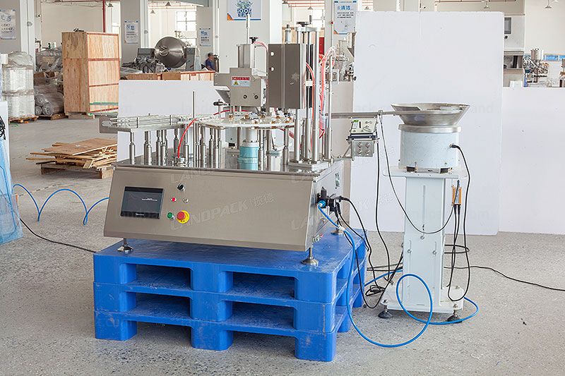 Tabletop Vial Filling And Capping Machine For Pharma Drug